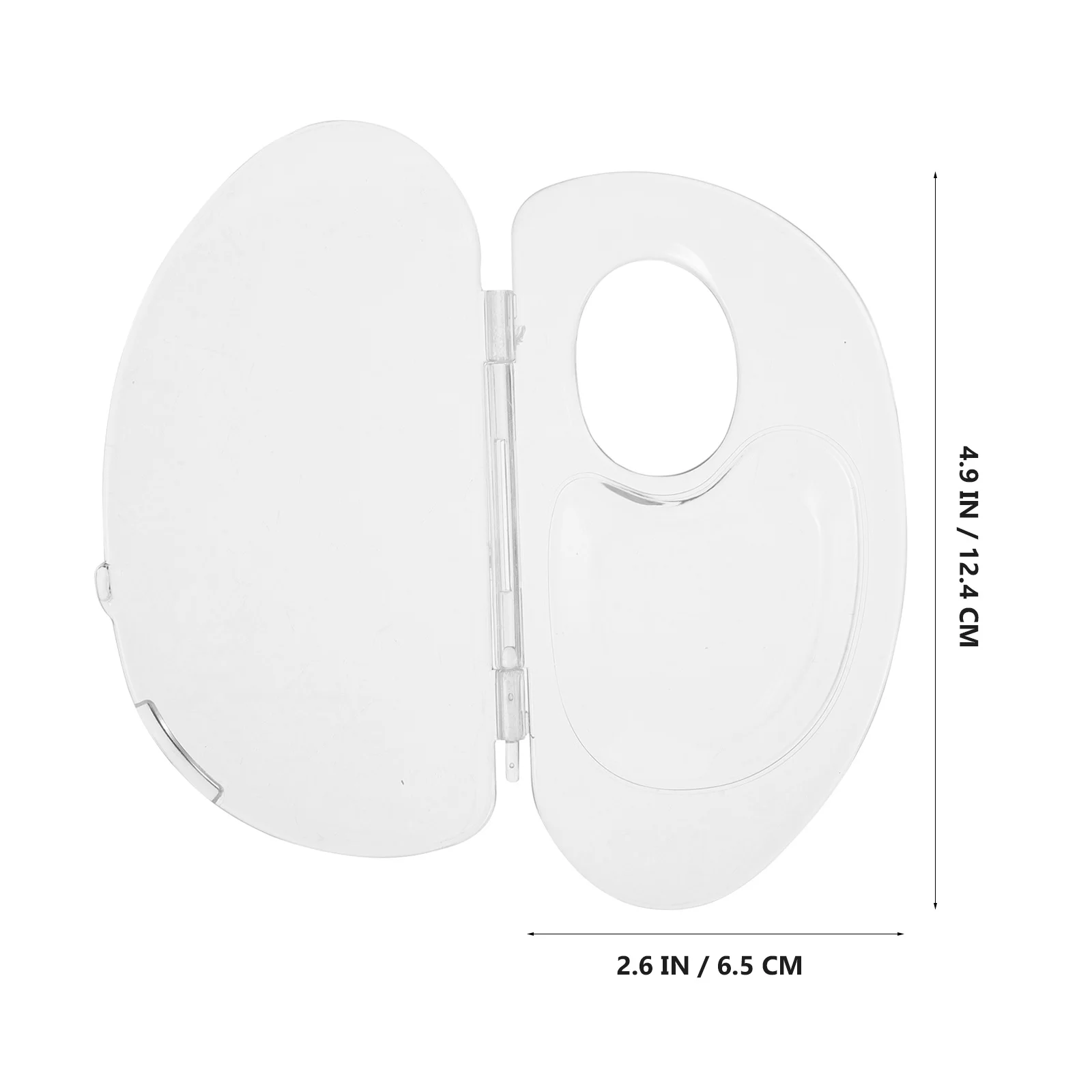 2 セットメイクアップファンデーションパレットセット透明アクリル折りたたみ式ミキシングトレイ液体ファンデーションカラーマッチングポータブル