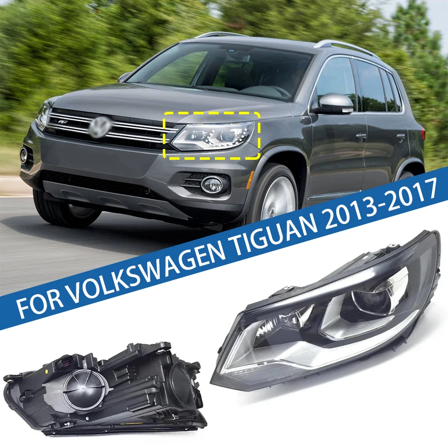 

For Volkswagen VW Tiguan 2013 2014 2015 2016 2017 Front Bumper Head Light Headlamp Driving Headlight Turn Signal Light