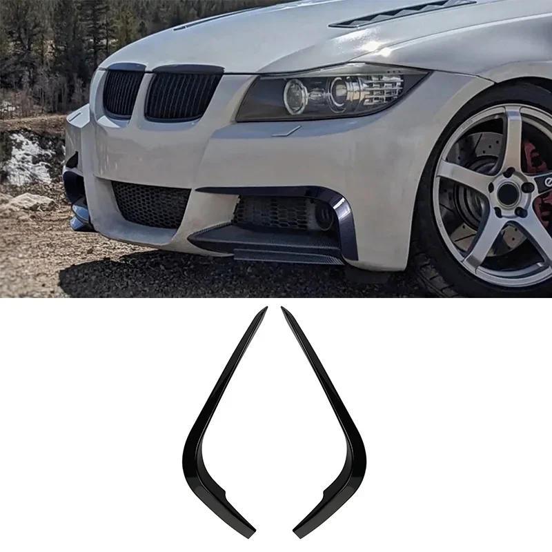 

New! Front Bumper Spoiler Fog Lamp Cover Air Knife Splitter Body Kit For BMW 3 Series E90 E91 M Sport 2005 2006 2007 2008