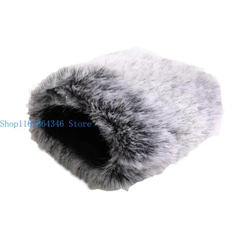 652F Replacement Windscreen for Lewitt LCT 240 Microphones Windshield Artificial Furs Wind Muffs Wind Screen Cover