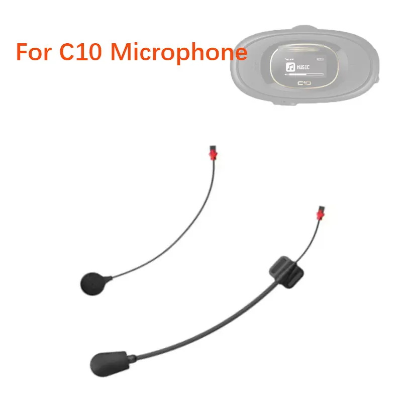 For SENA C10 Bluetooth headset accessory soft cable and hard-wire microphone