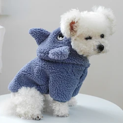 Dog Clothes Warm and Comfortable Shark Sweater Pet Puppy Coat Chihuahua Pet Dog Clothing for Small Dogs Costume Leisure Pet