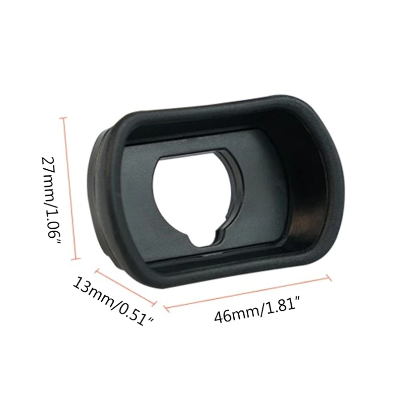 Cubierta ocular de goma EC-XT-L para GFX100, XH2S, XT3, XT1, visor de copa ocular