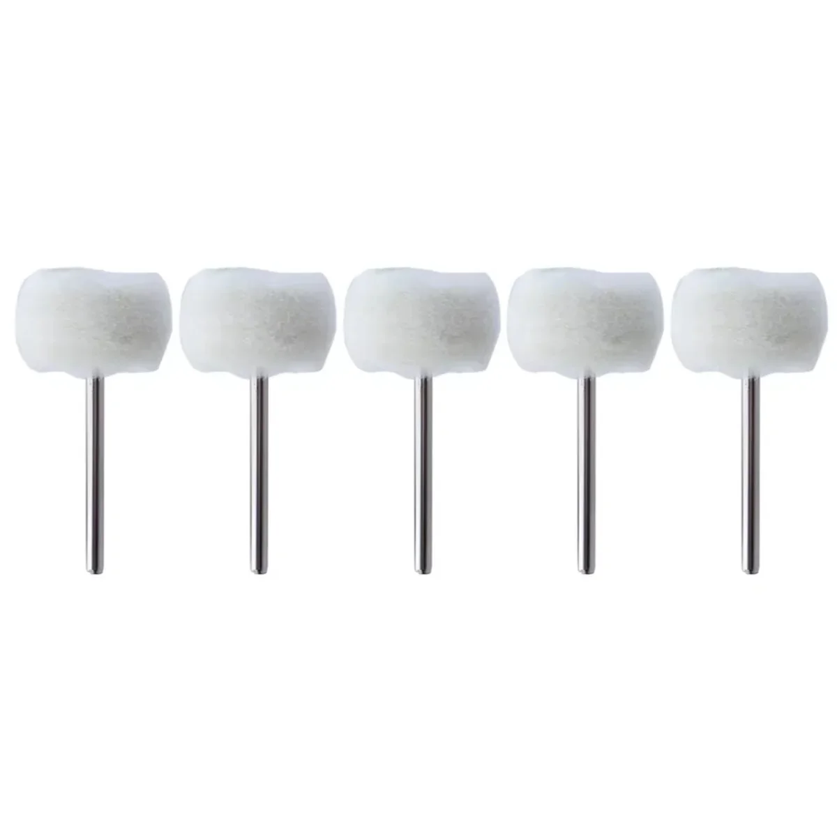 5-50Pcs Mini Wool Polishing Head 3mm Shank Buffing Wheel Drill Rotary Abrasive Brush Hand Grinding Buffing Tools 2025