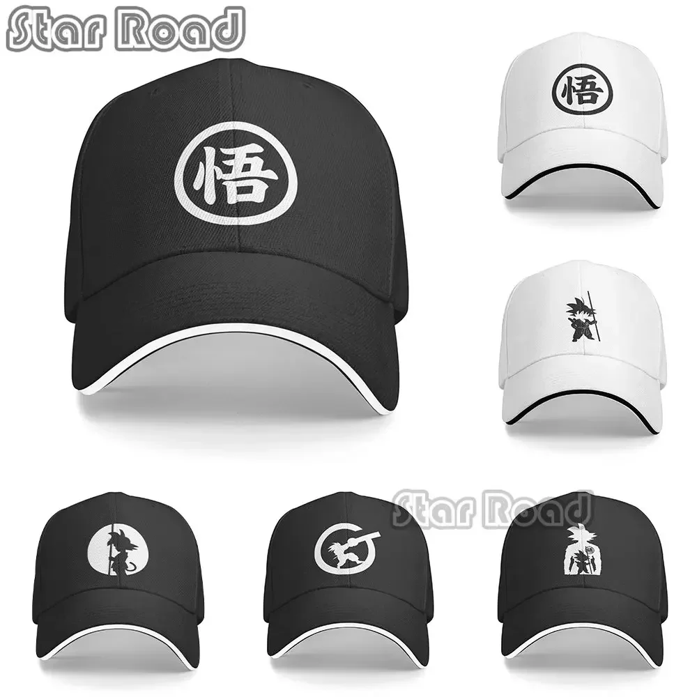 High Quality Anime Z Goku Baseball Cap for Men Women Anime Cotton Print Adjustable Hip Hop Snapback Cap Hat for Unisex