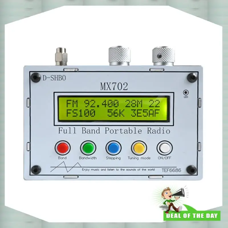 24-Hour Delivery MX702 Portable Full Band Radio TEF6686 LW/MW/SW/FM Stereo Receiver 3.5Mm/Direct Output