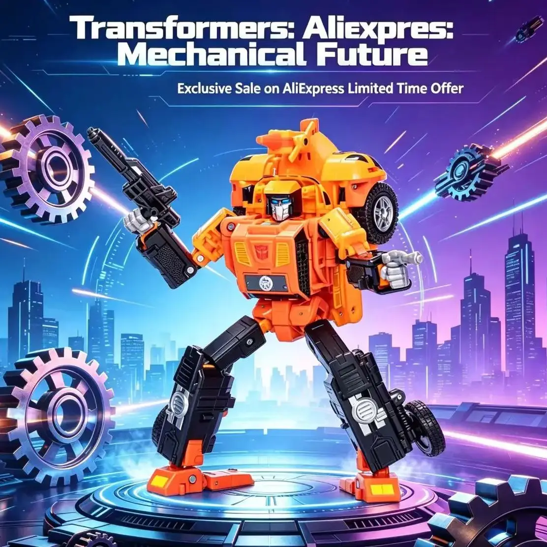 

Набор для сборки прототипа робота-фигурки Sandstorm: аниме-модель, игрушка для детей и взрослых, подарок на день рождения, рекламный сувенир