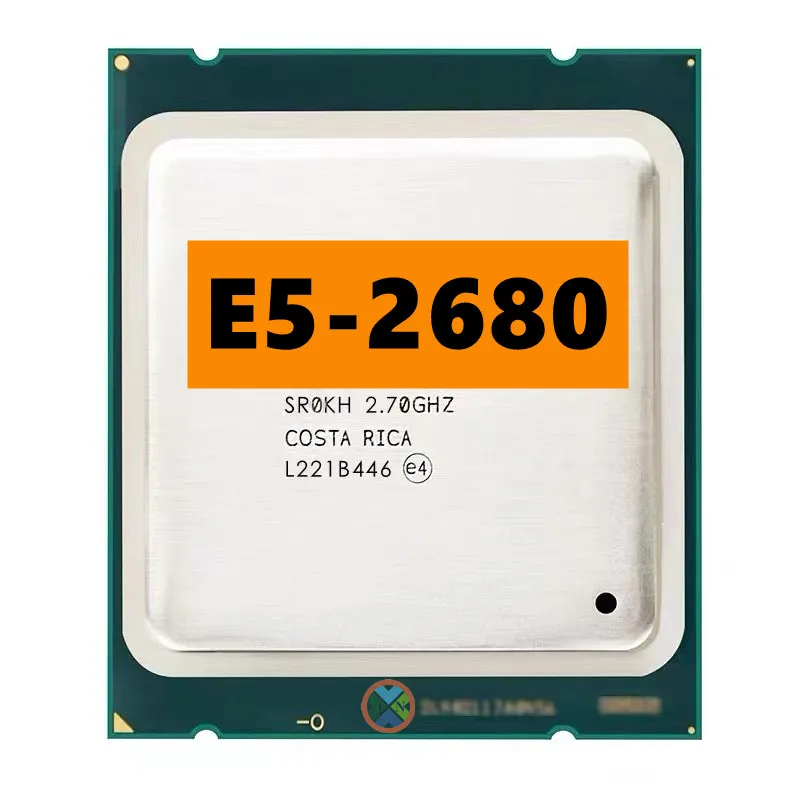 E5-2680 CPU Xeon E5 2680 2.7 GHz Eight-Core Sixteen-Thread CPU Processor 20M 130W LGA 2011