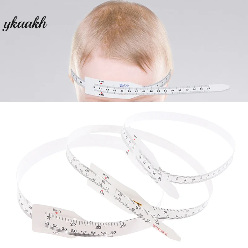 

Неэластичная пластиковая рулетка по окружности головы, линейка, детская линейка