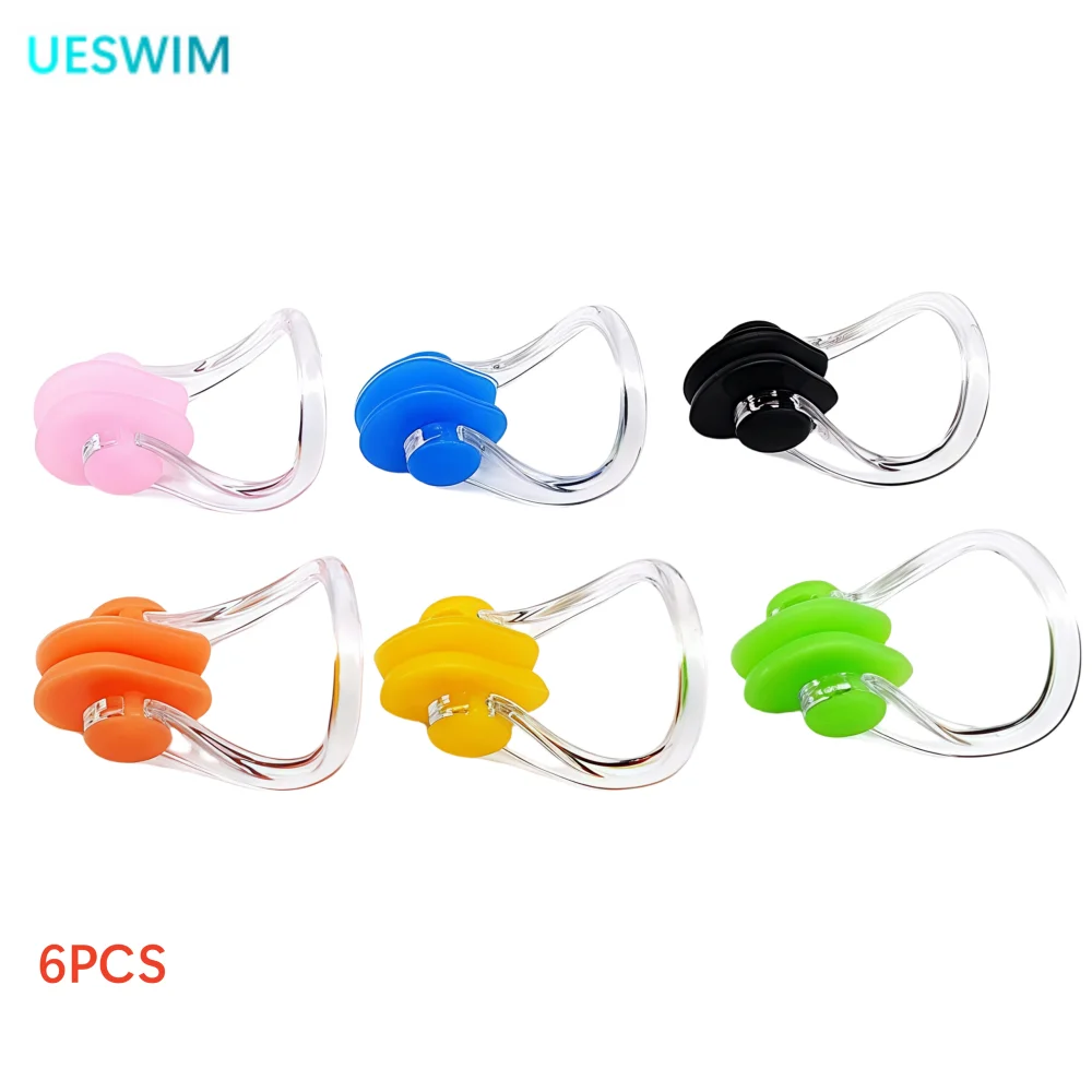 Soft Silicone Swimming Nose Clip Reusable Comfortable Diving Surfing Nose Plugs for Adults & Children Pool Accessories
