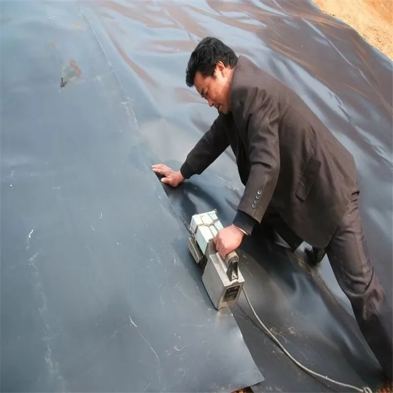 Custom HDPE Geomembrane Pond Liner for Fish Farm Reservoir Canal Landfill Mining and Waterproof Construction Projects