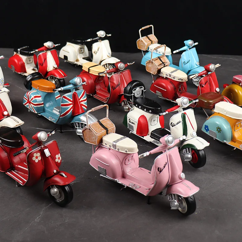 VESPA Scooters Modelo Simulação Restaurar Formas Antigas Atrações Bar Sala Decoração VESPA Motocicleta Modelo