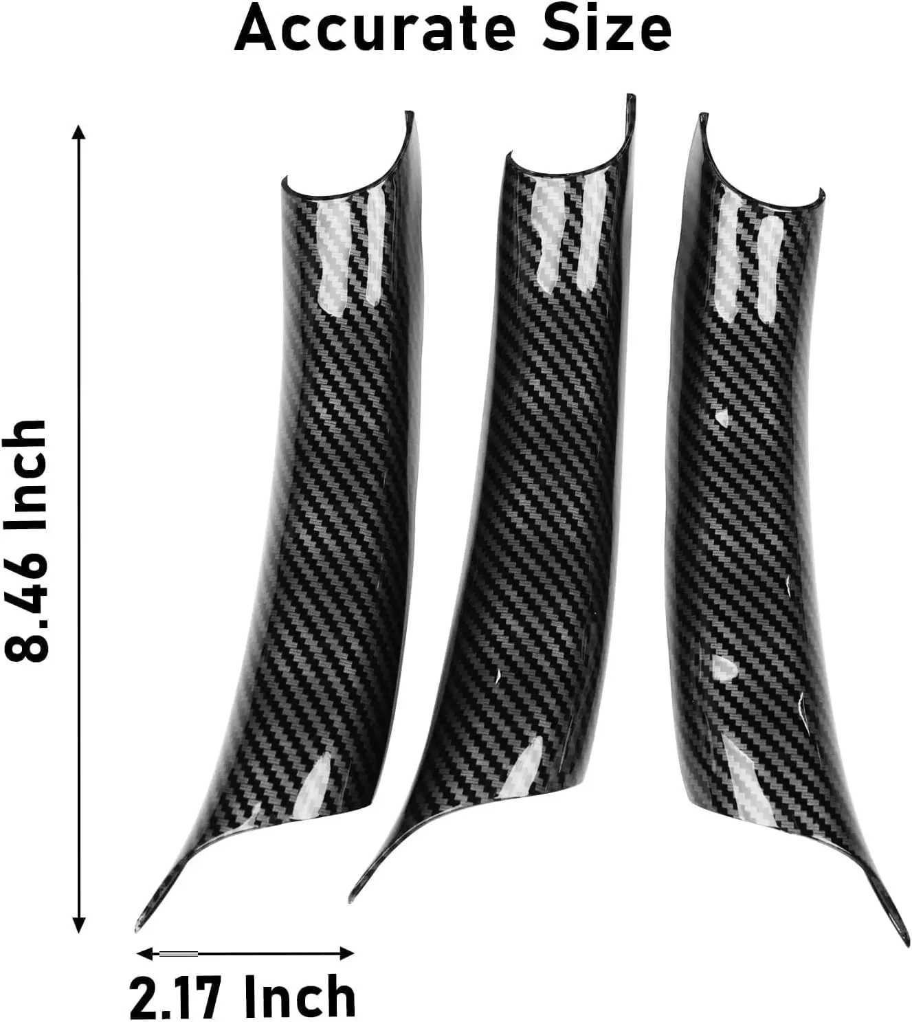 

Higher Quality For 2014-2018 BMW X5 Door Handle Cover For BMW X6 2015-2019, 3 Pcs Matte Black Door Pull Handle Inner Covers