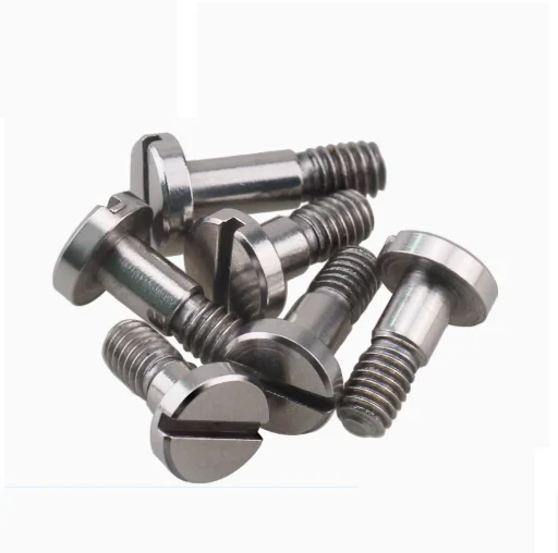 1pcs D5-M3, D5-M4, D5-M5 One-word Slot Plug Screw National Standard Half-tooth Polished Rod Screw