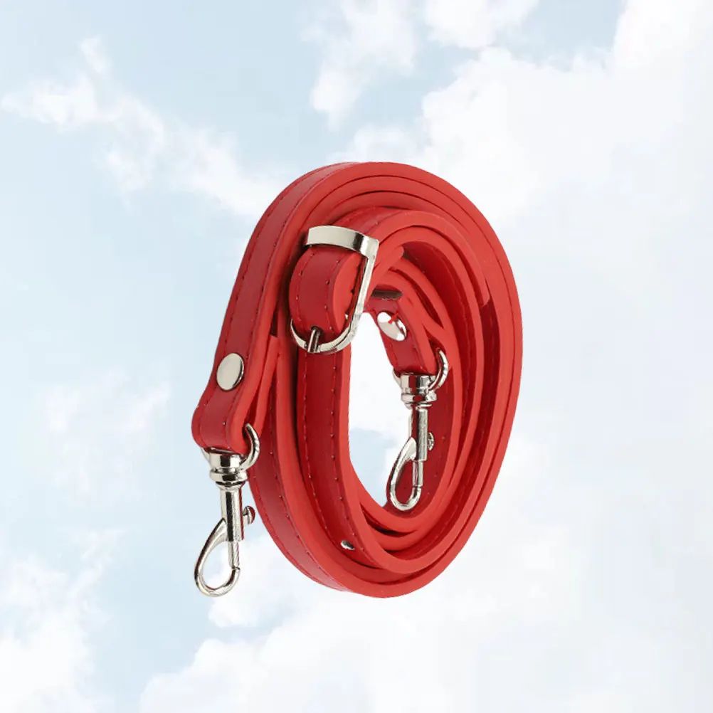 

120cm Women Strap Fashion Synthetic Tote Replacement Bag Accessories Red Shoulder DIY Adjustable Buckle