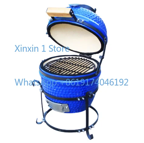 Household Ceramic Grill Portable Kitchen Stew Smoker BBQ Car Trunk Grill