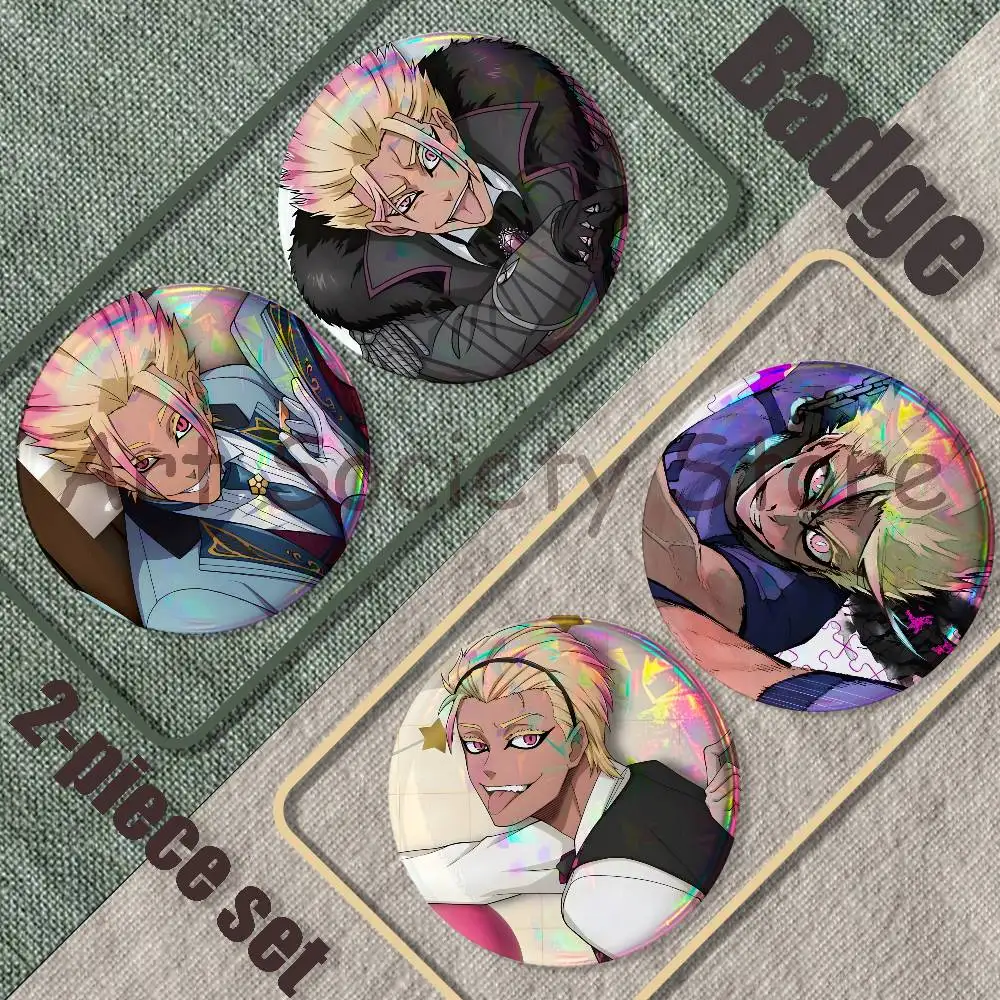 Anime Shidou R-Ryuusei 2-piece set Pins Backpack Clothes Jewelry Accessories Round Brooch Button Badge Fans Collection Gifts