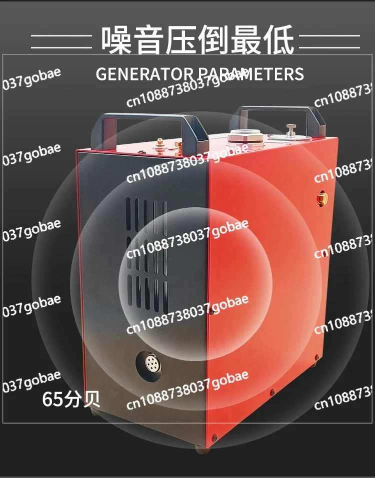 GX-E-CS4-I12V/110V/220V Piston 400Bar Portable With Oil-Separation System High Pressure Compressor