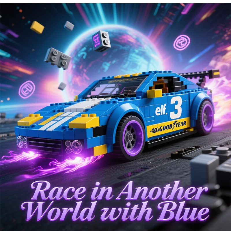 

Строительные блоки, модель автомобиля MOC Racing Champion P34, масштаб 127, городской автомобиль, 199 деталей, игрушка «сделай сам» для взрослых и детей