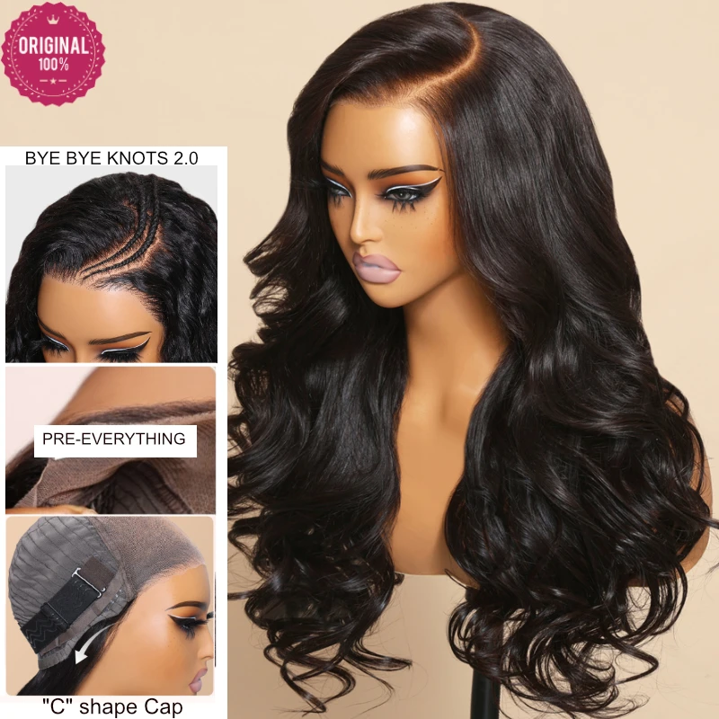 Beautyforever 3D Body Wave 7x5 Bye Bye KNOTS Glueless Wig Human Hair Ready To Wear Brazilian Human Hair Wig Small Head Friendly