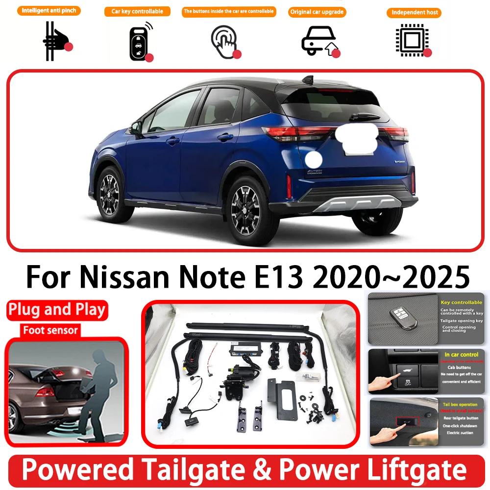 for Nissan Note E13 2020~2025 OEM Plug and Play  Auto Powered Tailgate Power Liftgate Rear Trunk Opener System