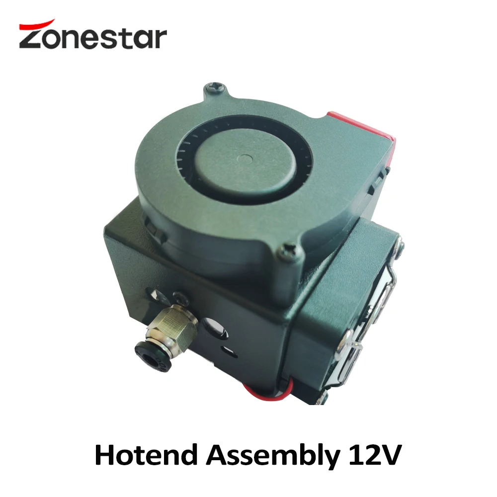 Imagem -05 - Zonestar-one Color Hotend Assembly 3d Print Heat Sensor de Temperatura Ntc100k B3950 Fan4010 Fan5015 z6 Z5x z8 z9 12v 40w 24v 50w