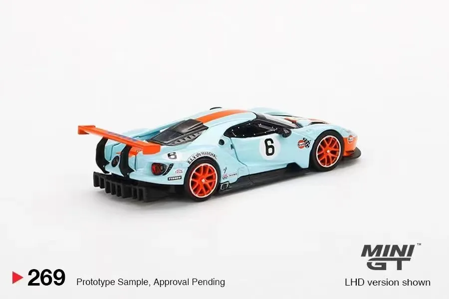 MINI GT Ford 269 LM Gulf Oil Gulf US MIJO Model 2022 MIJO k2029 Alloy car model Collection pendant