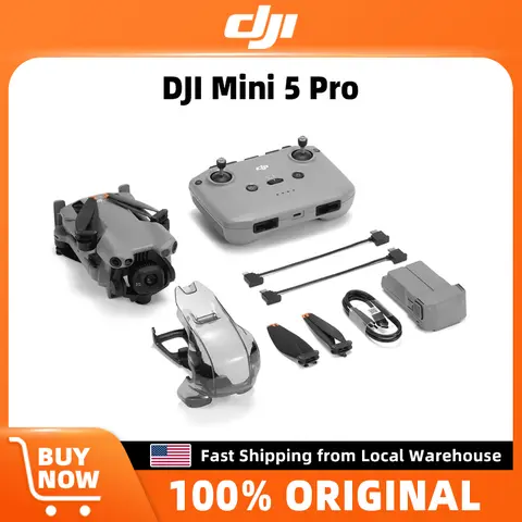 DJI Mini 5 Pro Drone 1-Inch Large CMOS Camera Nightscape Omnidirectional Obstacle Sensing Lightweight and Portable