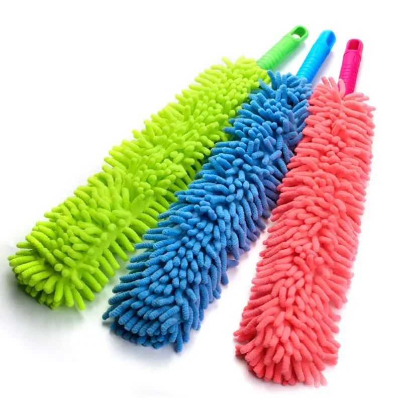 

Bendable Chenille Microfiber Duster Cleaner Handle Flexible Washable Clean The Dust Furniture for Ceiling Fans Car Brush