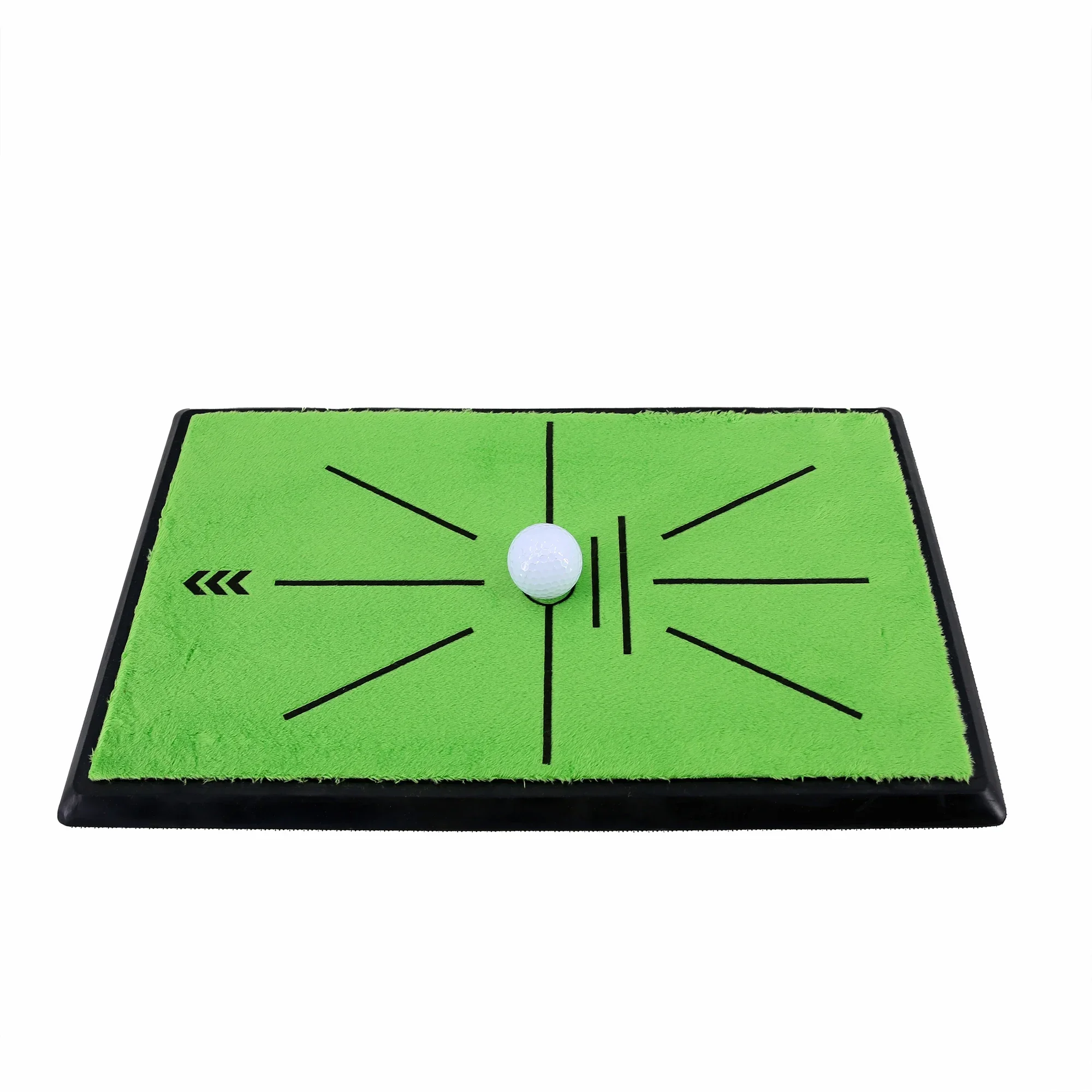 2026 High Quality Velvet Durable High Elasticity Rubber Bottom Practice Golf Hitting Swing Mat Trainer Mini Training Aid