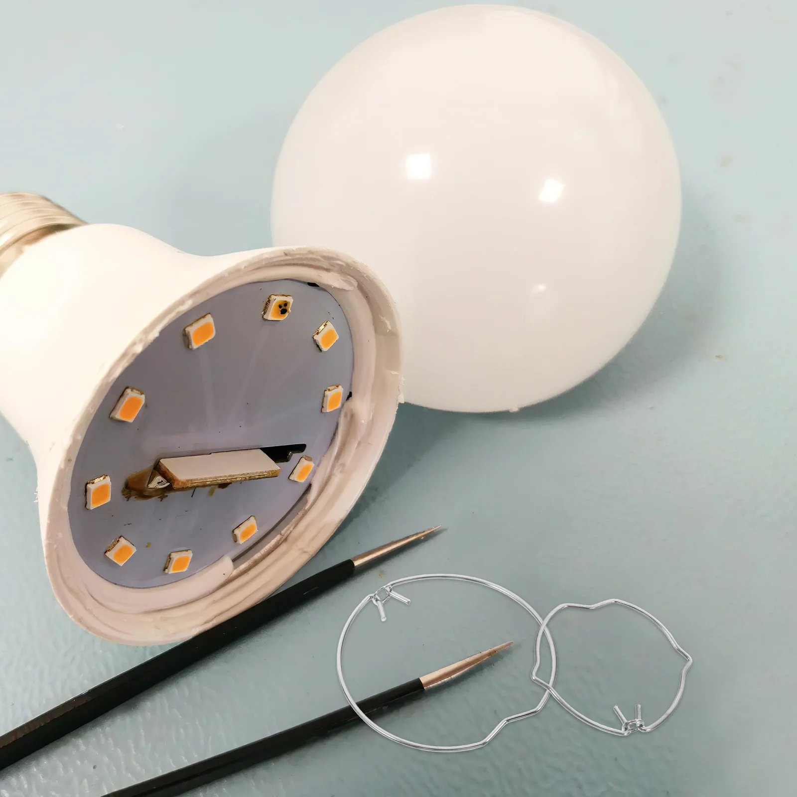 12Pcs Universal Recessed Lighting Spring Clips Metal Material Longlasting Performance for LED Spotlights Downlights Accessories