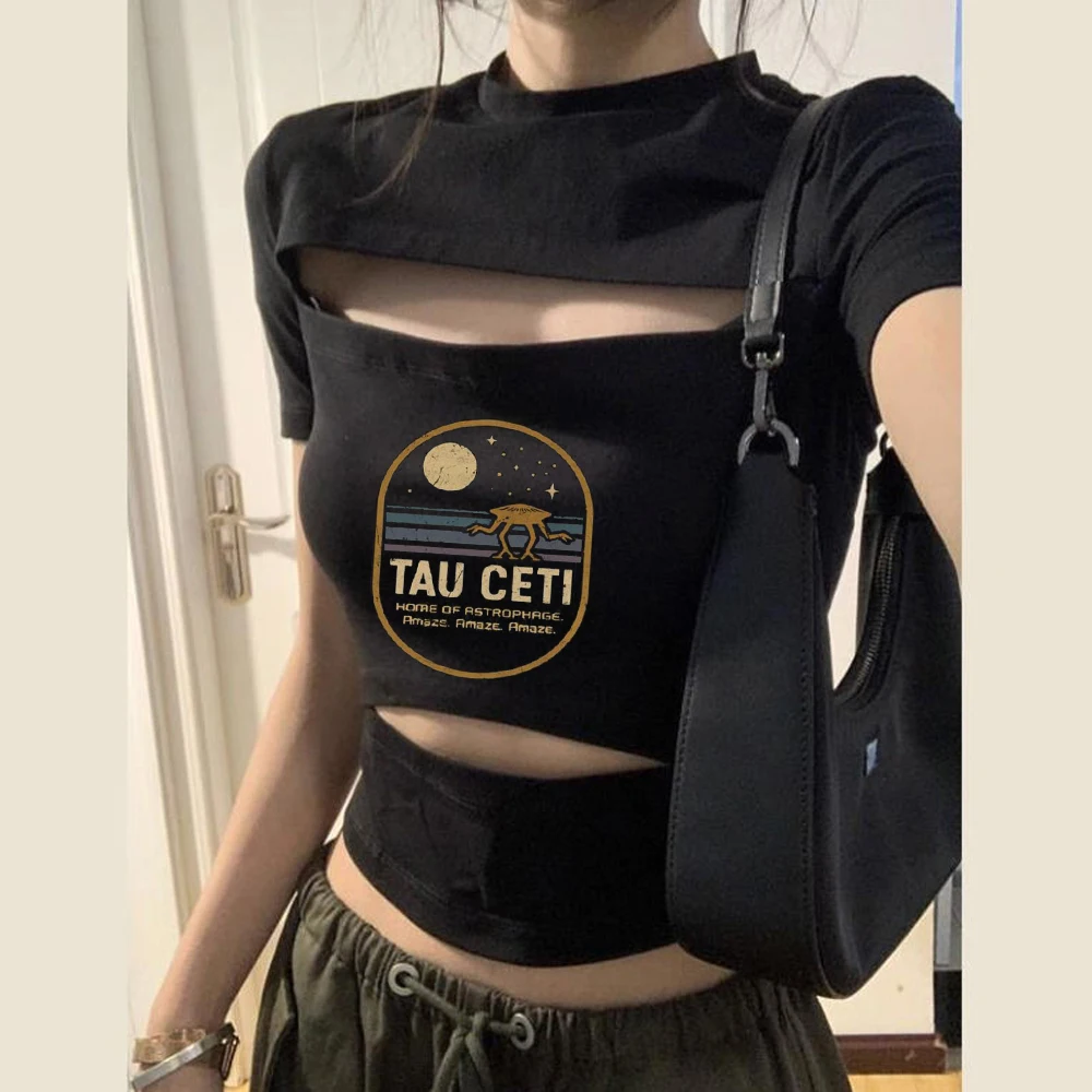 Rocky Project Hail Mary cropped top ladies meme summer anime gothic manga shirt gyaru vintage meme manga graphic