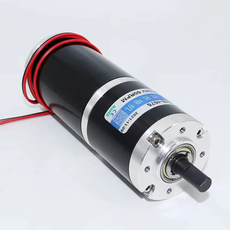 MAX Load Torque 253kg.cm 45MM 4575 DC Planetary Gearbox Reducer Motor high-power 24V  8-1600rpm CCW and CW
