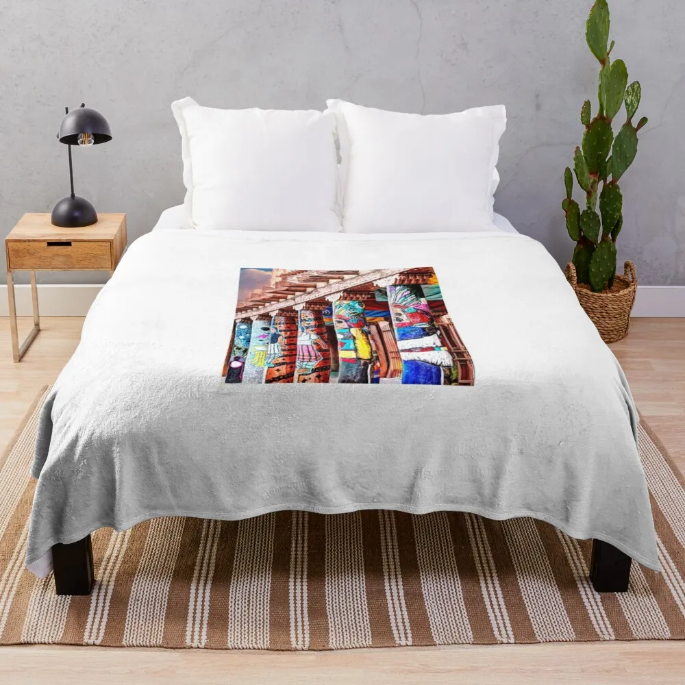 

Que Bonita Es Santa Fe Throw Blanket Kid'S blankets ands Blankets