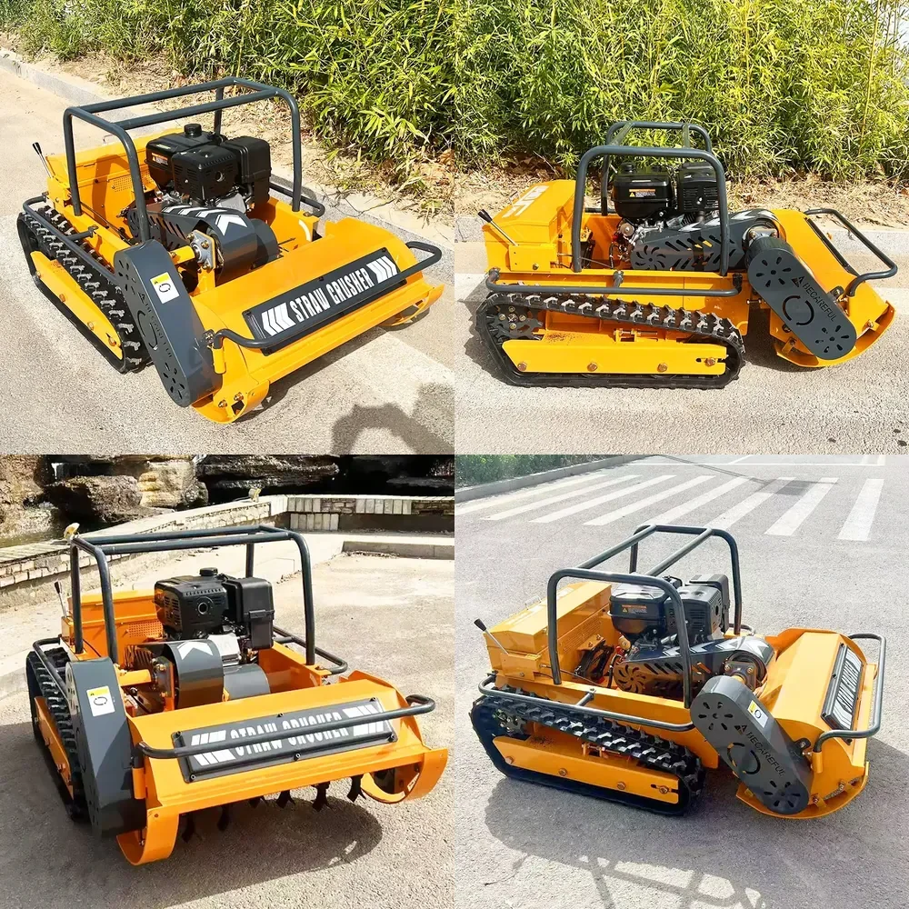 

Remote Control Reel Mower Zero Turn with Yoke Mower Lawn Tractor Brushcutter Cylinder Mower 1000mm Petrol/ Engine