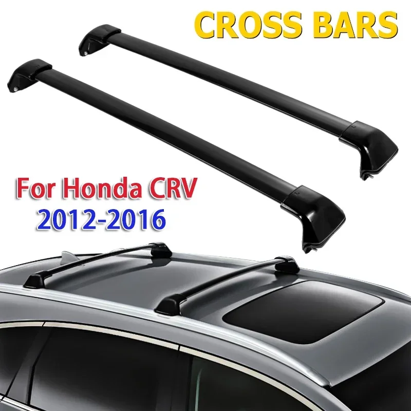 2pcs/set Black Car Roof Rack Cross Bars for HONDA CRV 2012-2016