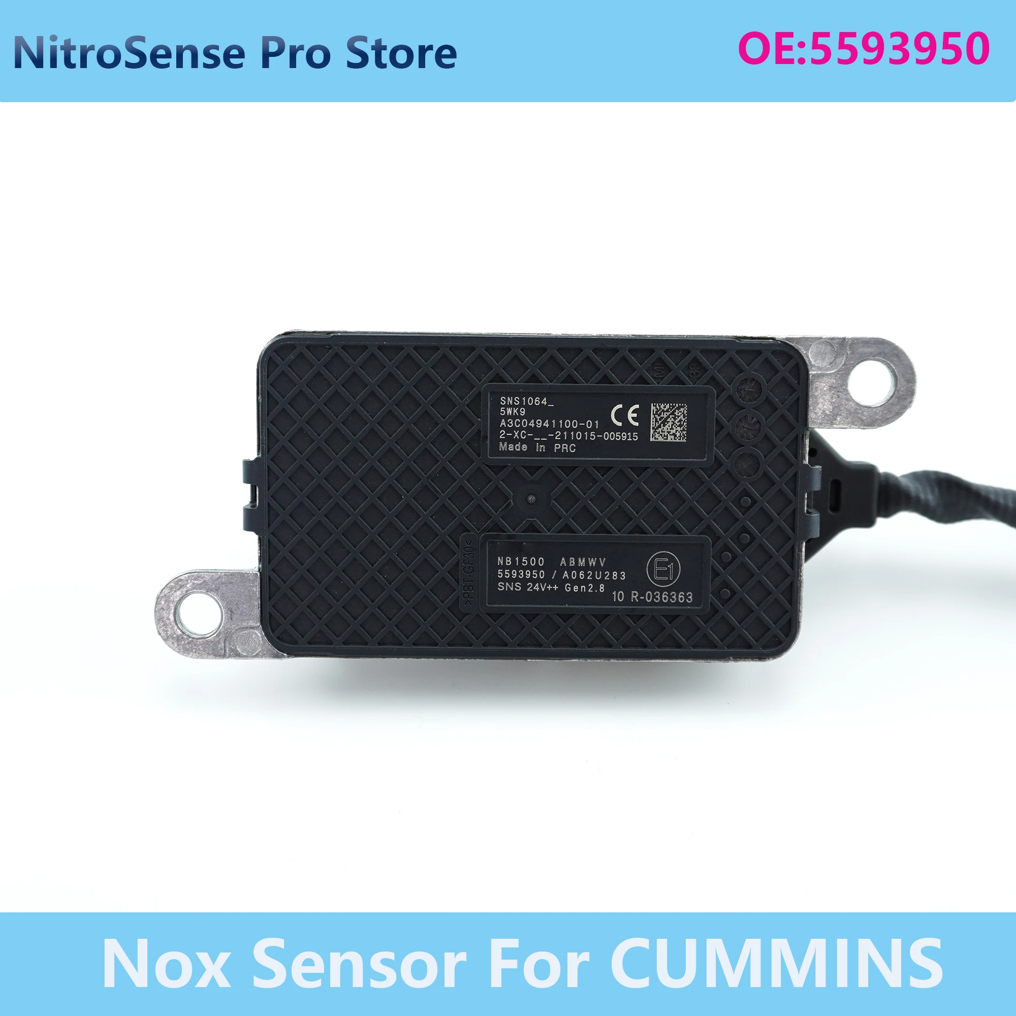 

Новый датчик оксида азота (NOx) 5593950 A3C04941100-01 A062U283 для грузовиков с двигателями Cummins, 24В