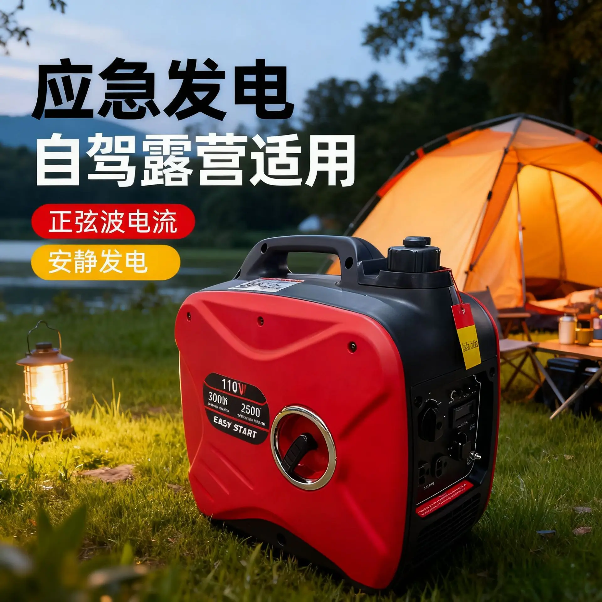 Special 110V Portable 1 Generator Camping RV Household Small 1 Generator
