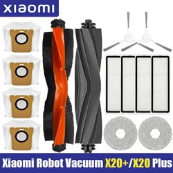 Do odkurzacza robota Xiaomi X20 + / X20 Plus Części Akcesoria Główna szczotka boczna Filtr Hepa Ściereczka do mopa Worek na kurz Akcesoria zamienne