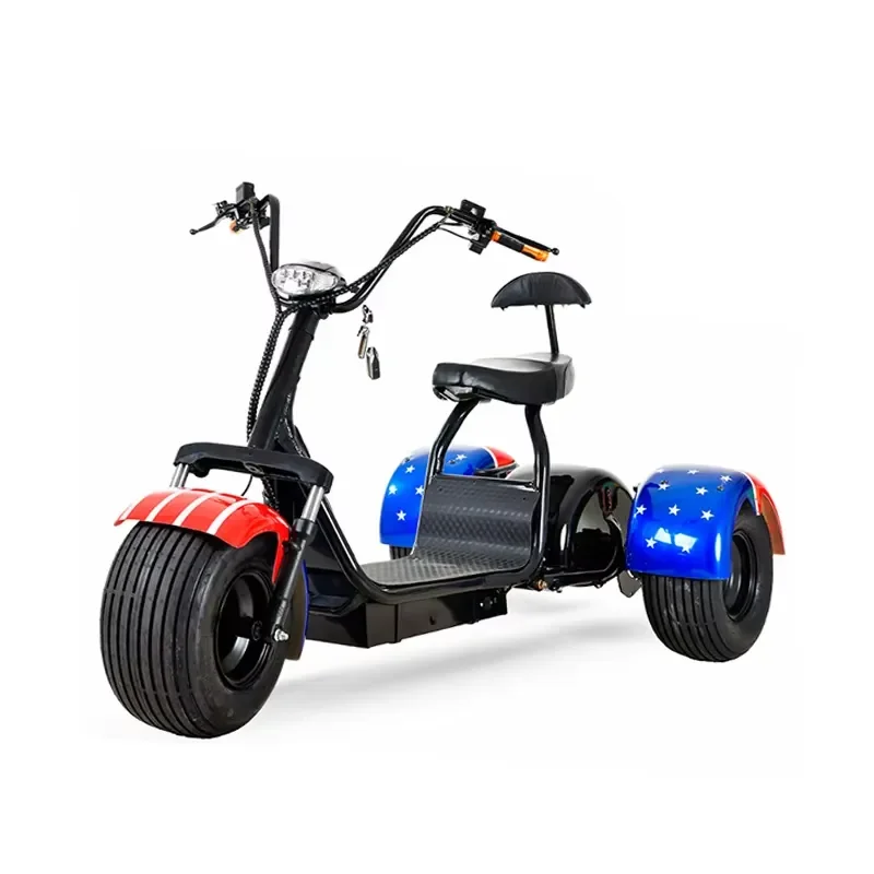 STROVAN Superior Quality Price China 2000W 3 Wheel Electric Scooter With Seat for Adult Electric Tricycles