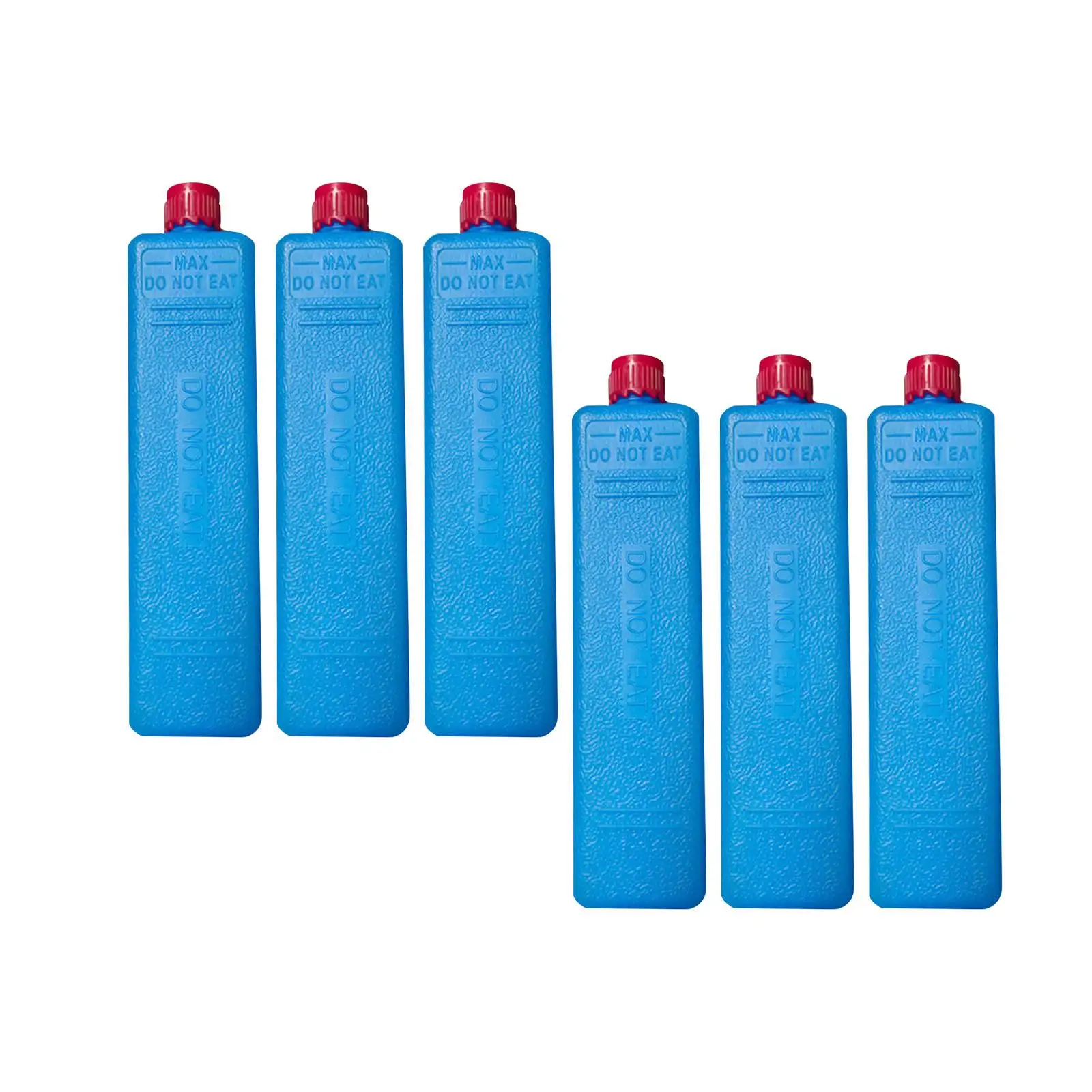 Cajas de cristal de hielo ligeras y compactas, fácil de usar, paquetes de hielo de refrigeración, bloques de hielo para acampar, ventilador de viaje