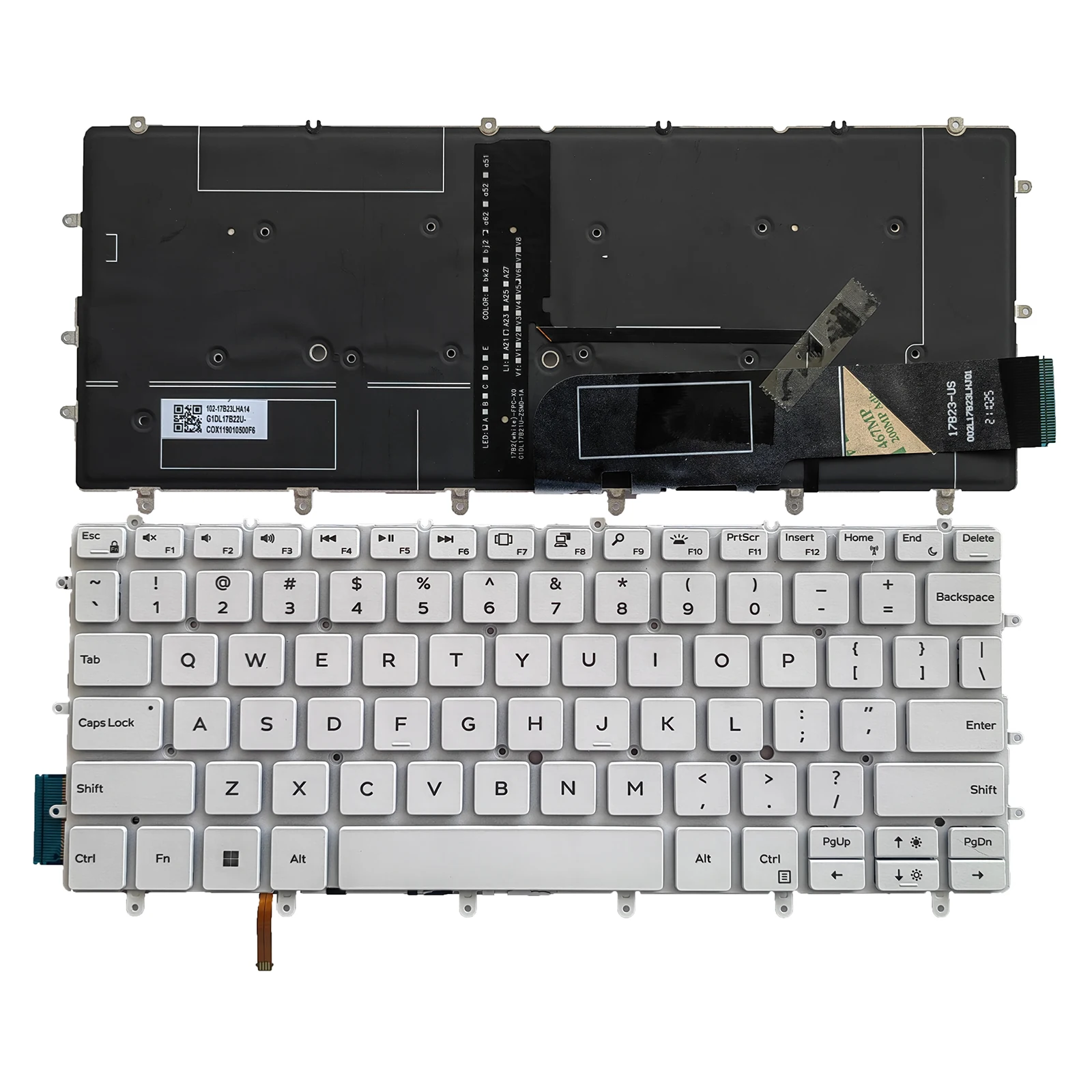 

Новинка для ноутбука DELL XPS 13 9380 9370 9305 7390 английская клавиатура с подсветкой белого цвета