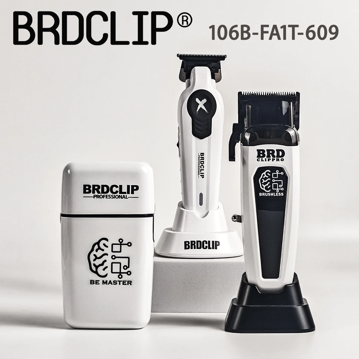 

Профессиональный белый костюм BRDCLIP 106B FA1T 609, машинка для стрижки волос, триммер для волос, основа с лезвием DLC, бритва, машинки для стрижки волос, парикмахерские инструменты для стрижки волос