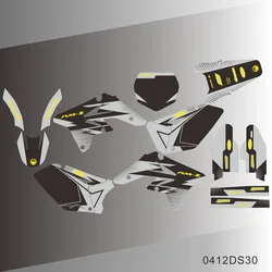 For SUZUKI RMZ 250 2007 2008 2009 Graphics Decals Stickers Motorcycle Background Custom Number Name