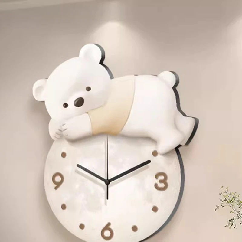 Art Mural Wall Clocks Luxury Cute Kitchen Modern Bedrooms Aesthetic Wall Watch Fashion Cartoon Orologio Da Parete Home Decor