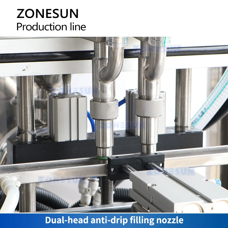 Zonesun ZS-FAL180F8 linea di confezionamento del miele linea di produzione del miele confezionatrice per sciroppo riempitrice tappatrice ed etichettatrice