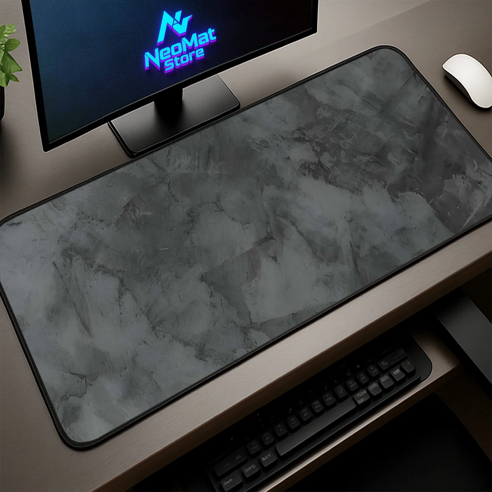 

Gray Mouse Pad Simple Marble Desk Mat Pc Accessories Offices 900x400 Extended Gaming Mats 1200x600 Desktop Carpets 3080 1000x500