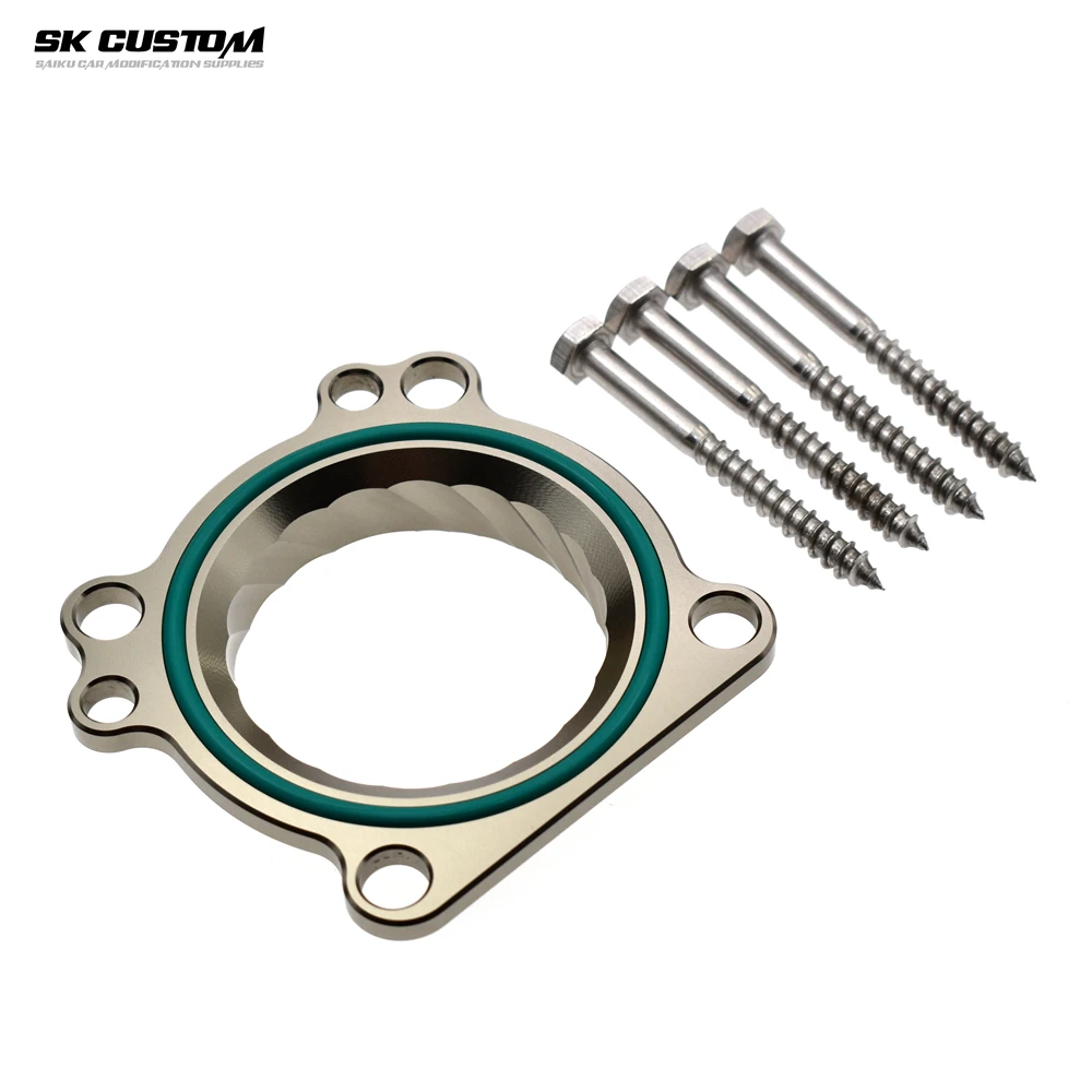 For Volkswagen Golf 1.4T 1.6L Polo Passat Tiguan Bora Lavida EA111 Engine Throttle Gasket Vortex Intake Gasket Aluminum Alloy