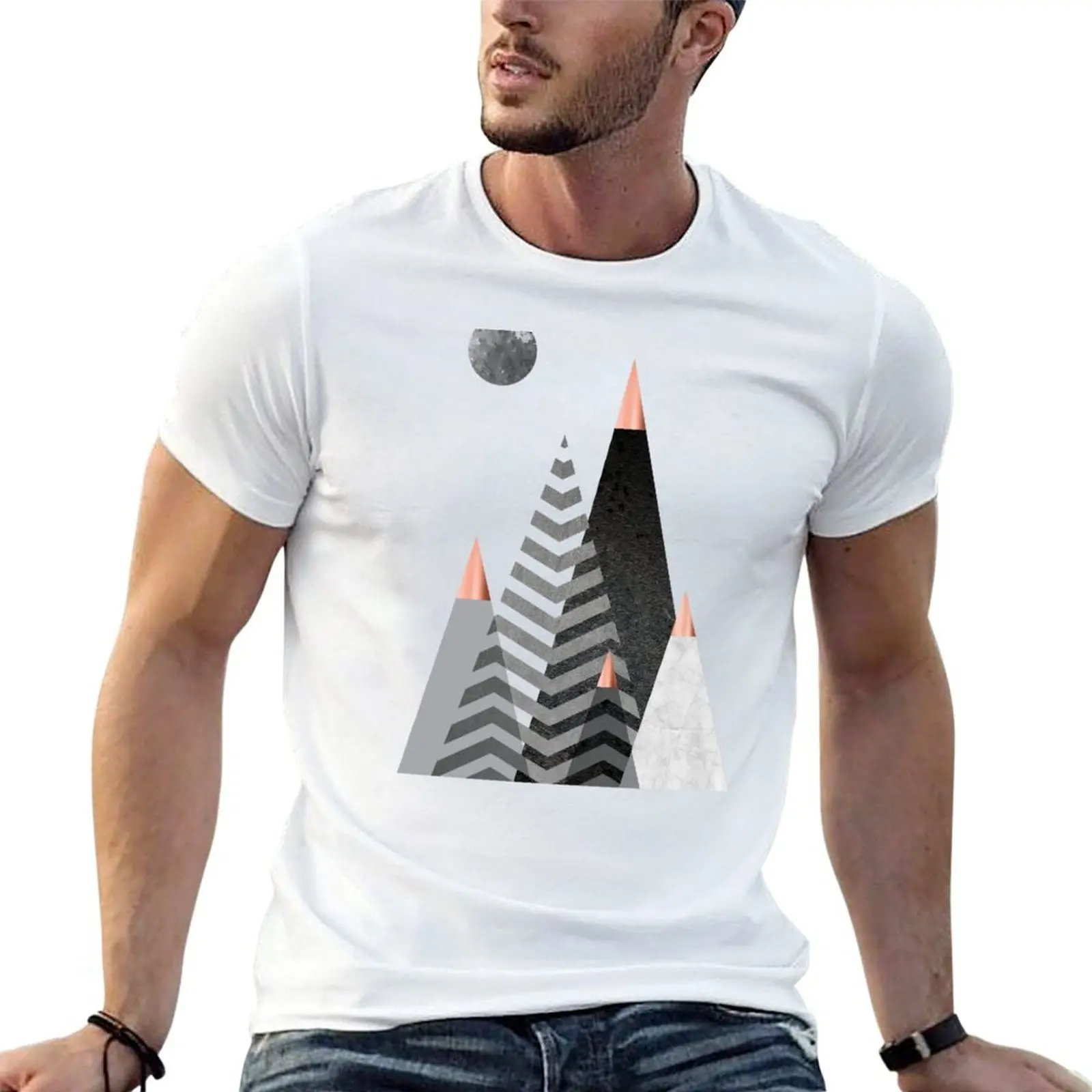 

Футболка с изображением скандинавских гор, футболка с аниме, хлопковые футболки, мужские футболки с аниме из 100% для мужчин, футболка