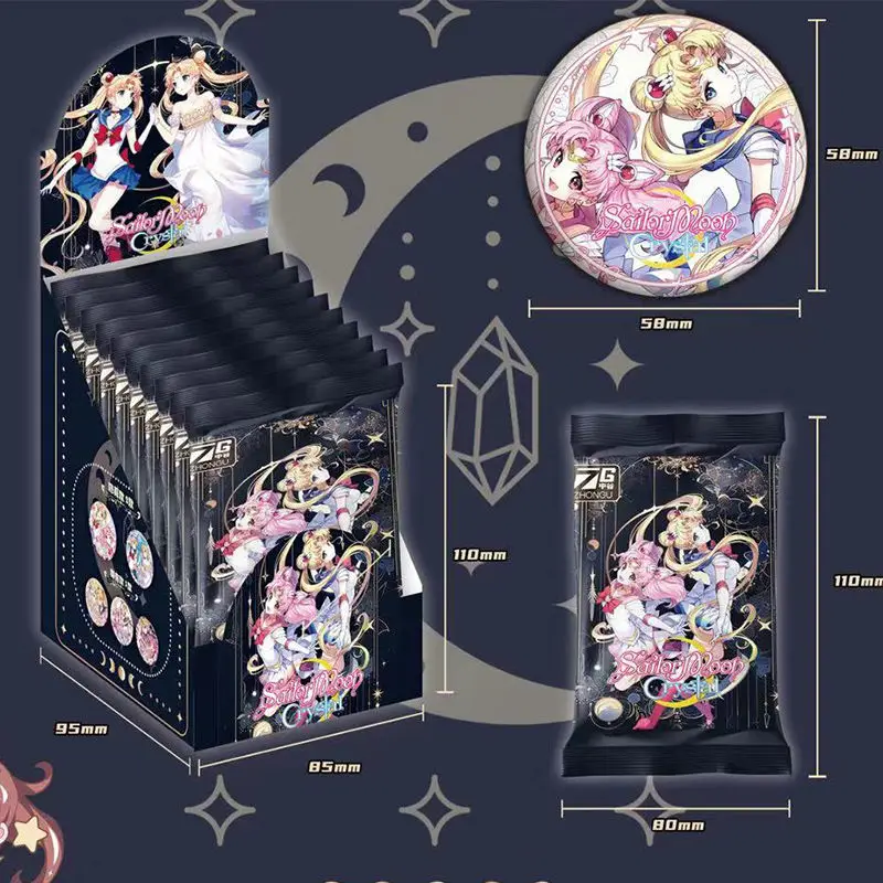 بحار القمر ميركوري الأميرة الصفاء شخصية أنيمي المحيط شارة ثنائية الأبعاد صندوق أعمى بار مفاجأة هدية مربع بالجملة